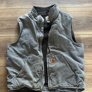 Vintage Carhartt Charcoal Gray Vest